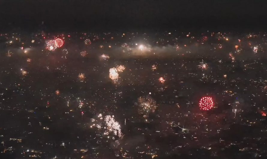 New Year in Manila,Philippines