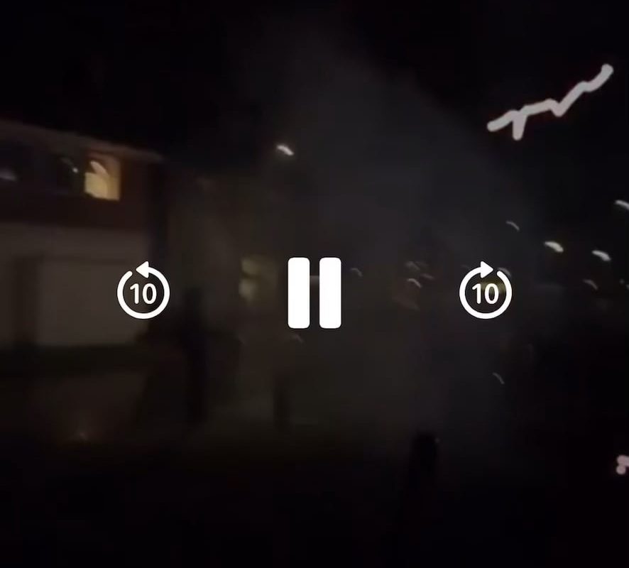 New year in Netherlands looks like war zone