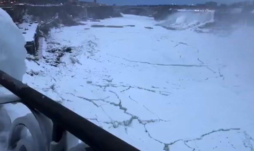 Niagara Falls in winter