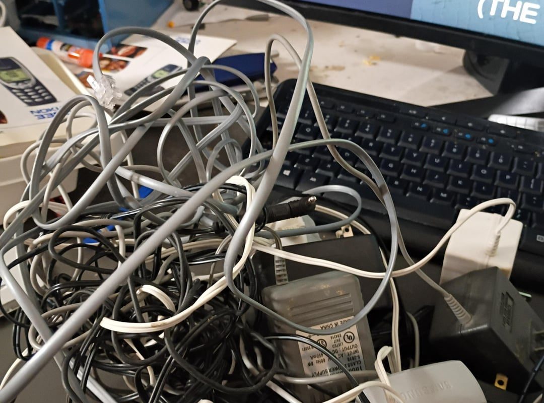 Nothing more satisfying then an untangled ball of cables