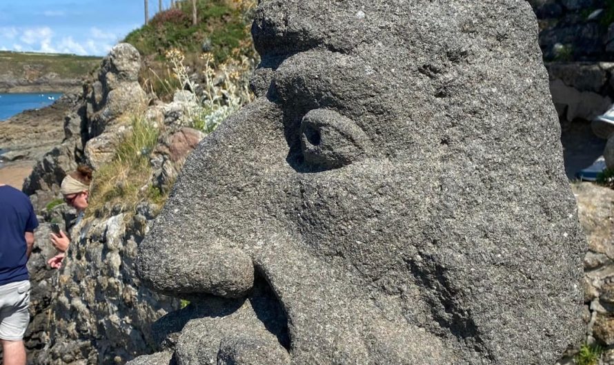 [OC] Les Rochers Sculptés (the sculpted rocks) near St Malo, Brittany. Created by a deaf, mute priest in late 1800s.