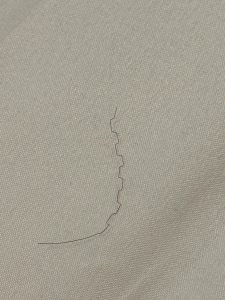 Odd pattern on strand of hair