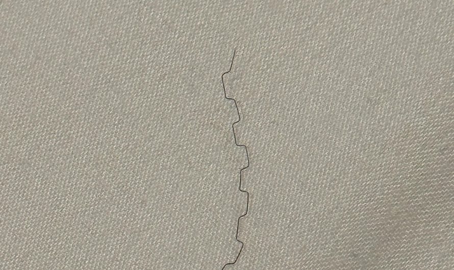 Odd pattern on strand of hair