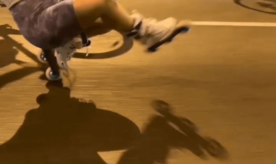 Oh my ankle…The amount of core strength you need for this is crazy.