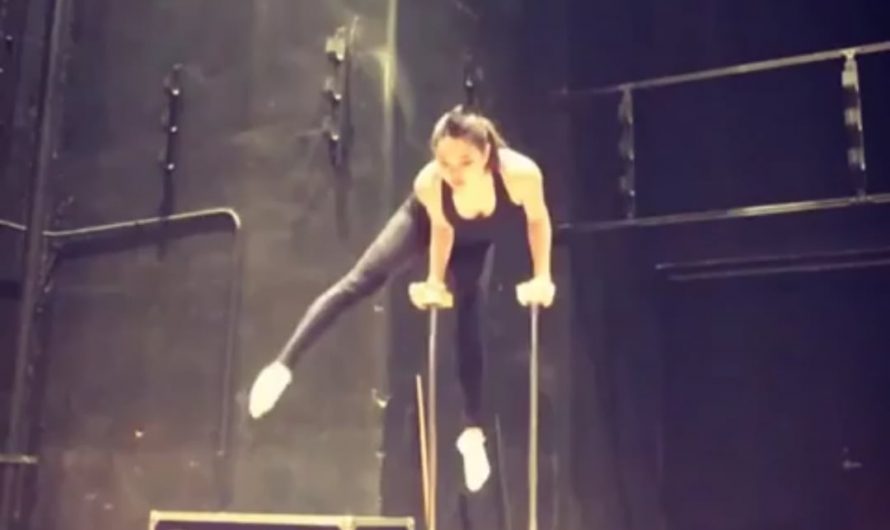 One arm handstand warmup session