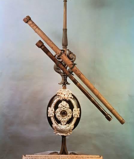 One of Galileo’s early telescopes.