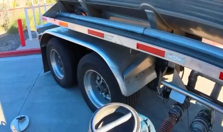 POV of a fuel truck operator filling up underground storage tanks