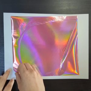 Peeling the foil off my Pangolin drawing (OC)