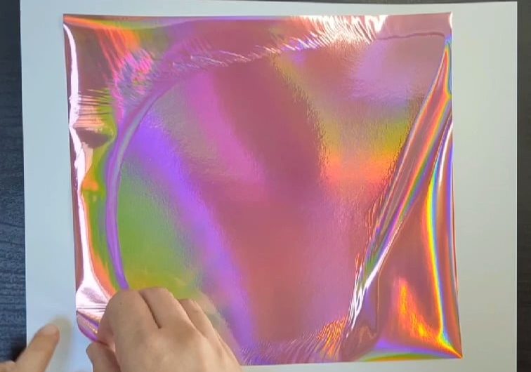 Peeling the foil off my Pangolin drawing (OC)