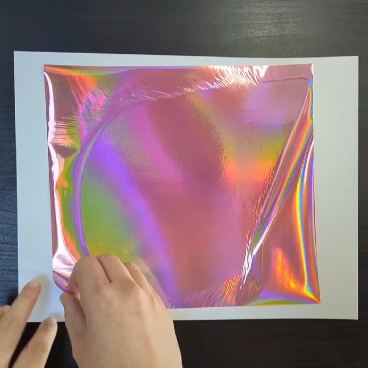 Peeling the foil off my Pangolin drawing (OC)