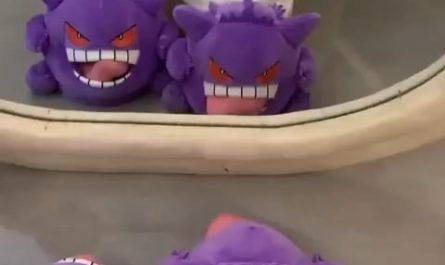 Pokémon slippers that incorporate the wearer's foot into the character design