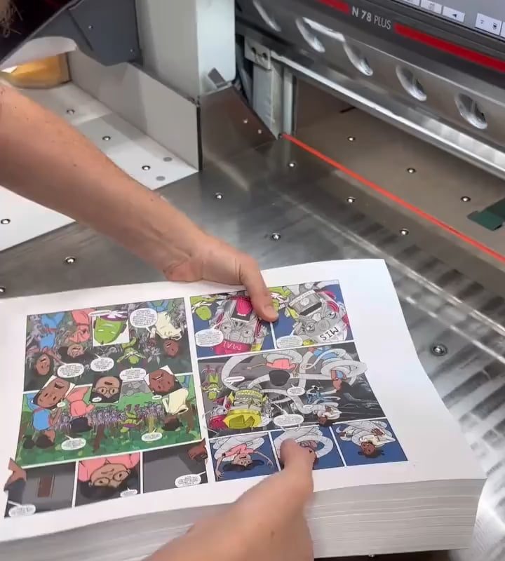 Precise paper cutting