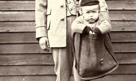 Prior to 1920, it was still legal to mail children in the US - generally speaking it was less costly than travelling by train as a passenger. Kids were required to have stamps affixed to them and weigh less than 50 pounds.