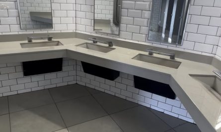 Public bathroom with amazing view