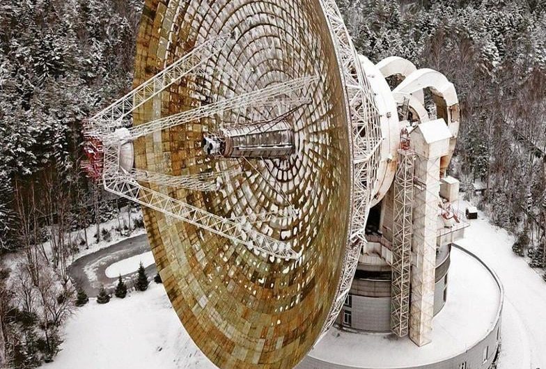RT-64 Radio Telescope — A 64-Meter Giant of Kalyazin, Russia, Now at the Mercy of Nature