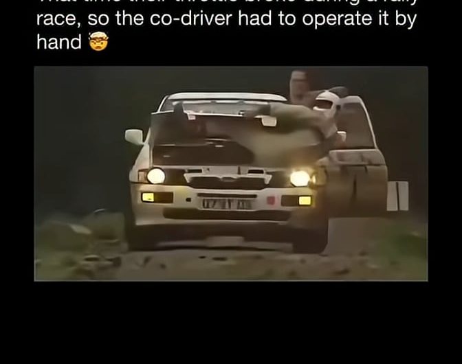 Racing used to be for daredevils