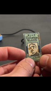 Razor blade sharpener from 1938 by Siemens