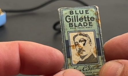 Razor blade sharpener from 1938 by Siemens