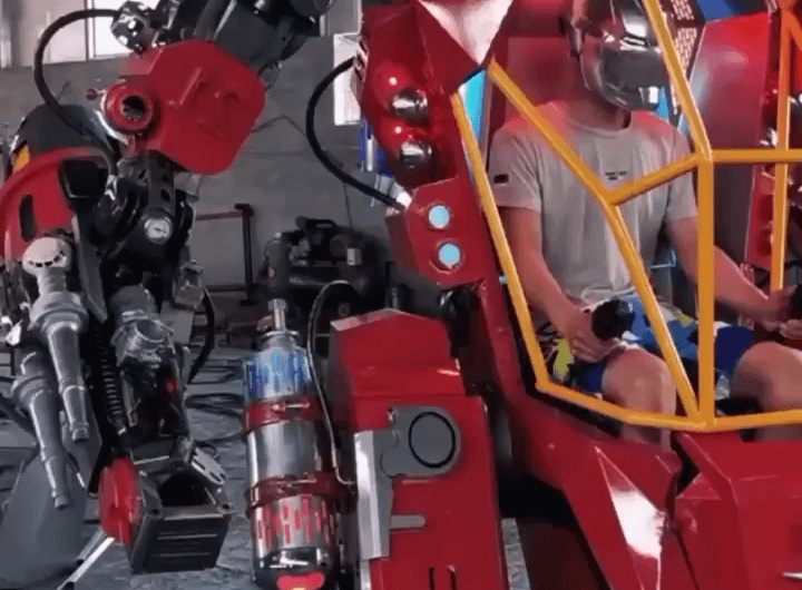 Real life mech warrior