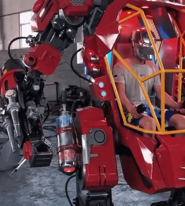 Real life mech warrior