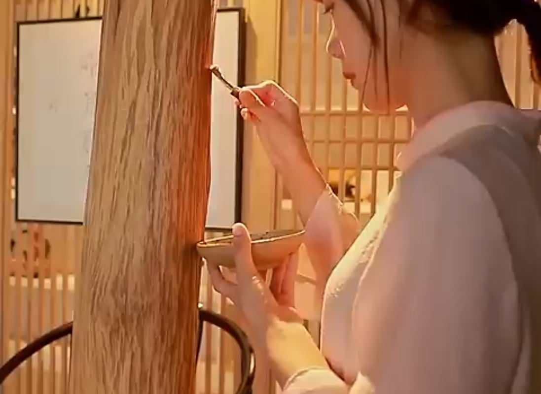 Relaxing incense burning