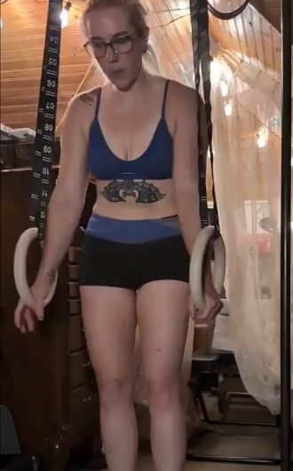 Rings Tuck Planche Attempt