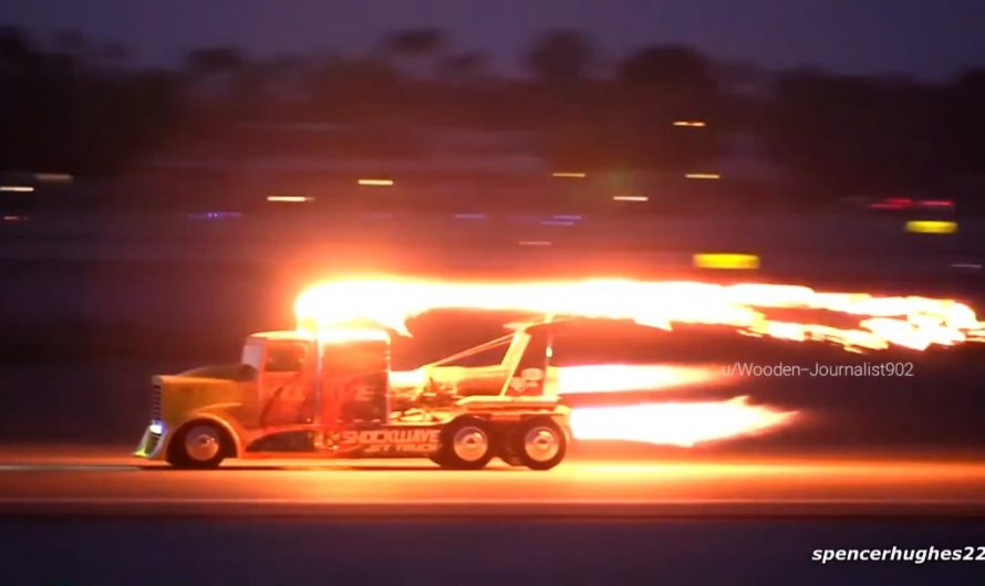 SHOCKWAVE JET TRUCK 333 MPH !!! 💥