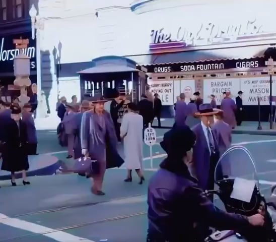 San Francisco, California in the 1950's