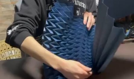 Satisfying paper folding that becomes art