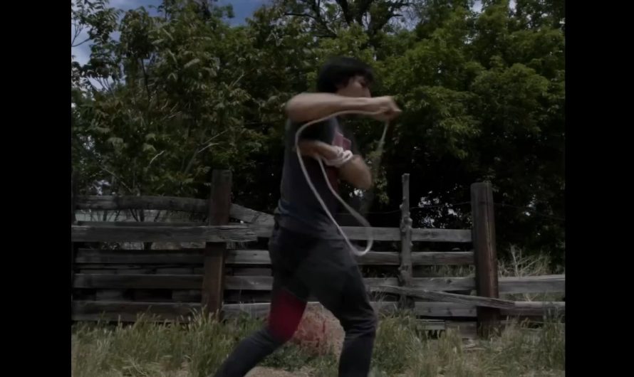 Scorpion/Mortal Kombat Rope Dart Trick Shots