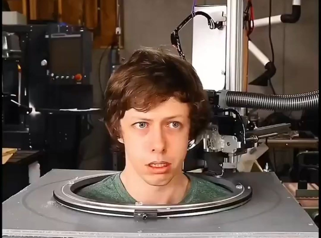 Shane Wighton, an engineer built a robotic barber that can cut his hair. The robot uses scissors to cut his hair, and it is programmed with “a variety of haircut styles”.