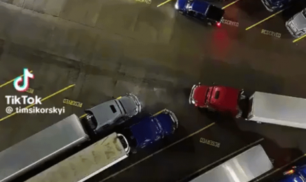 Slippin It In At The Truck Stop