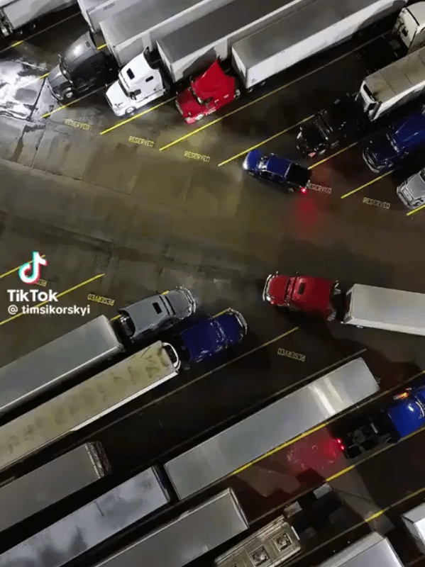 Slippin It In At The Truck Stop