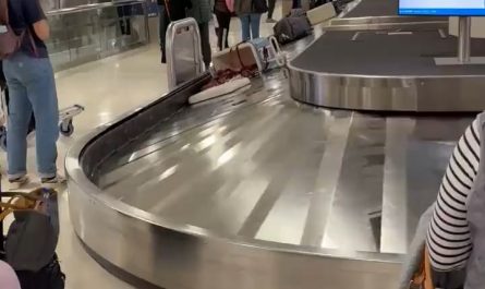 Somebody forgot to lock their “luggage”