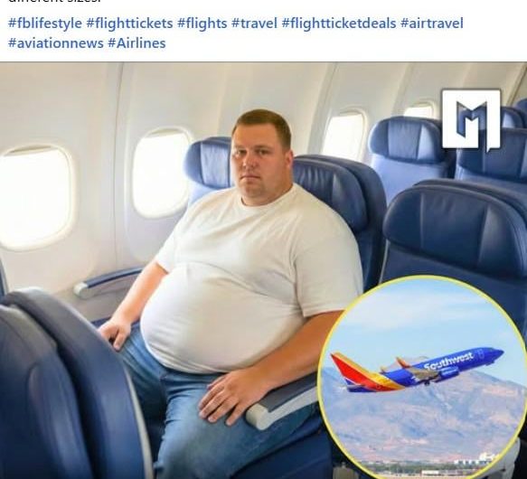 Southwest Airlines Requiring Plus-Sized Passengers to Buy Extra Seat, Starting 1/2026