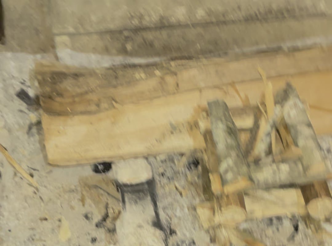 Starting up the woodstove