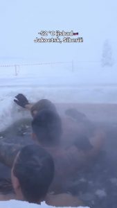 Taking a dip in -52C (-61F)