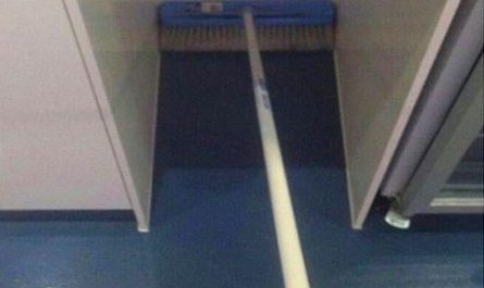 That moment when the broom aligns with the universe