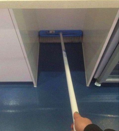 That moment when the broom aligns with the universe