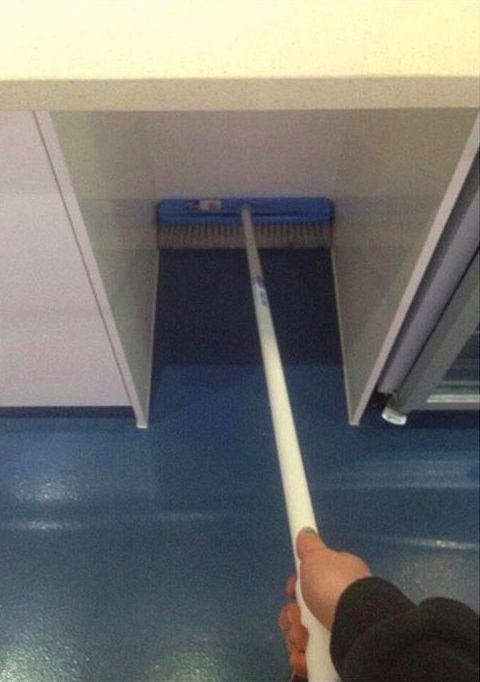 That moment when the broom aligns with the universe