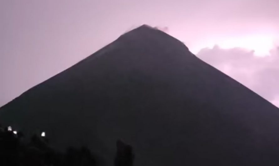 The Fuego Volcano in Guatemala