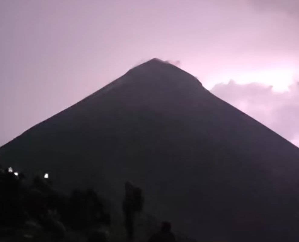 The Fuego Volcano in Guatemala