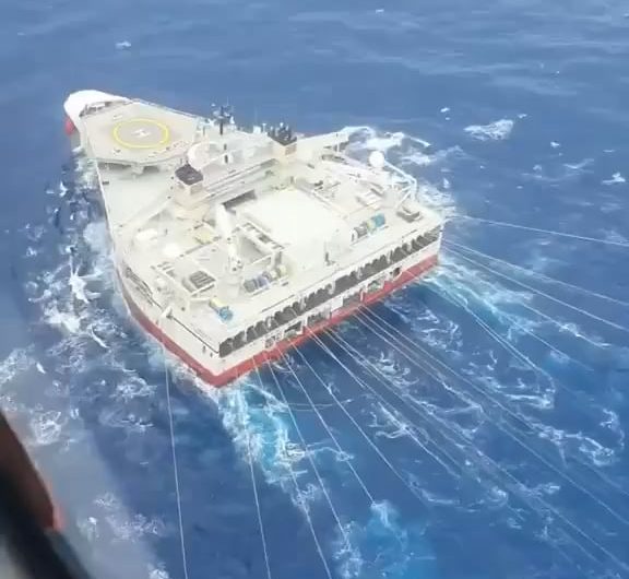 The Triangular Marvel of the Seas – Seismic Exploration Vessel