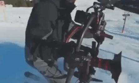 The cameraman filming sports is often a great athlete too.