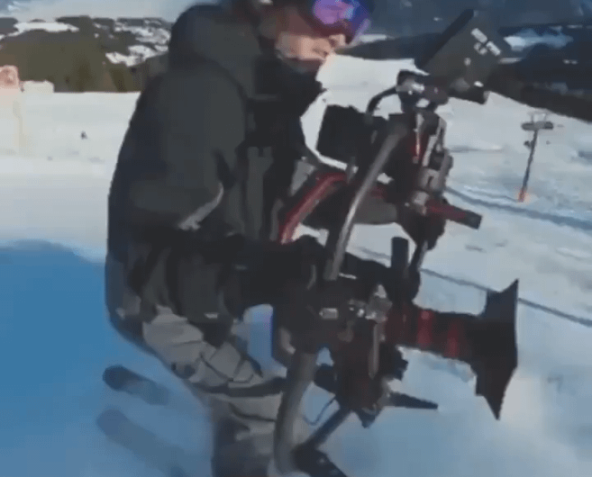 The cameraman filming sports is often a great athlete too.