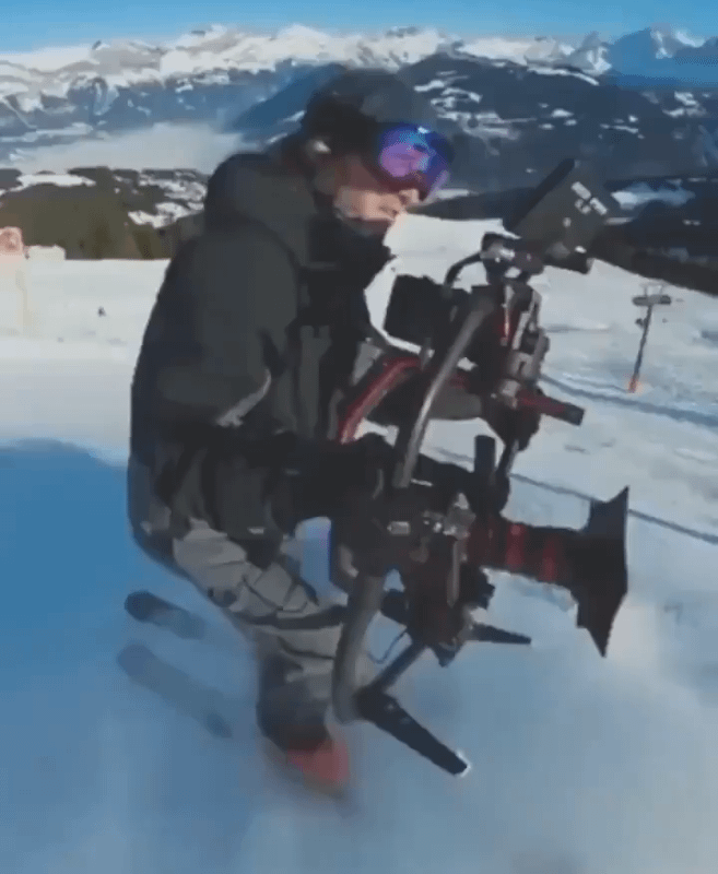 The cameraman filming sports is often a great athlete too.