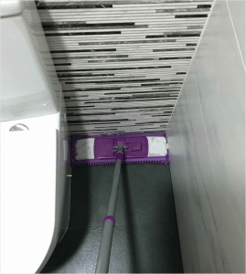 The first time I mopped this corner, I had to pause and appreciate how perfect it fits.