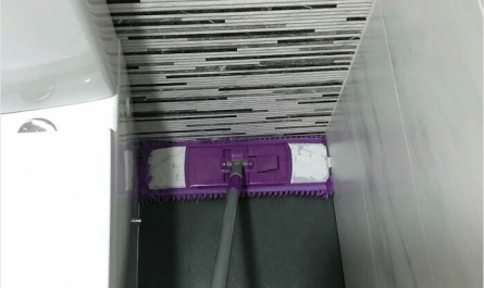 The first time I mopped this corner, I had to pause and appreciate how perfect it fits.