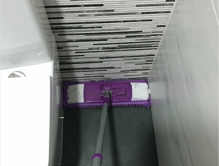 The first time I mopped this corner, I had to pause and appreciate how perfect it fits.