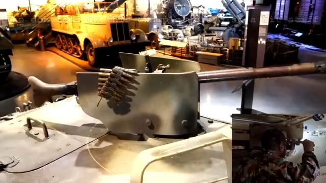 The jagdpanzer 38 (t) tank destroyer had a remote controlled MG on top of it